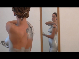 silver body paint sex and solo trailer